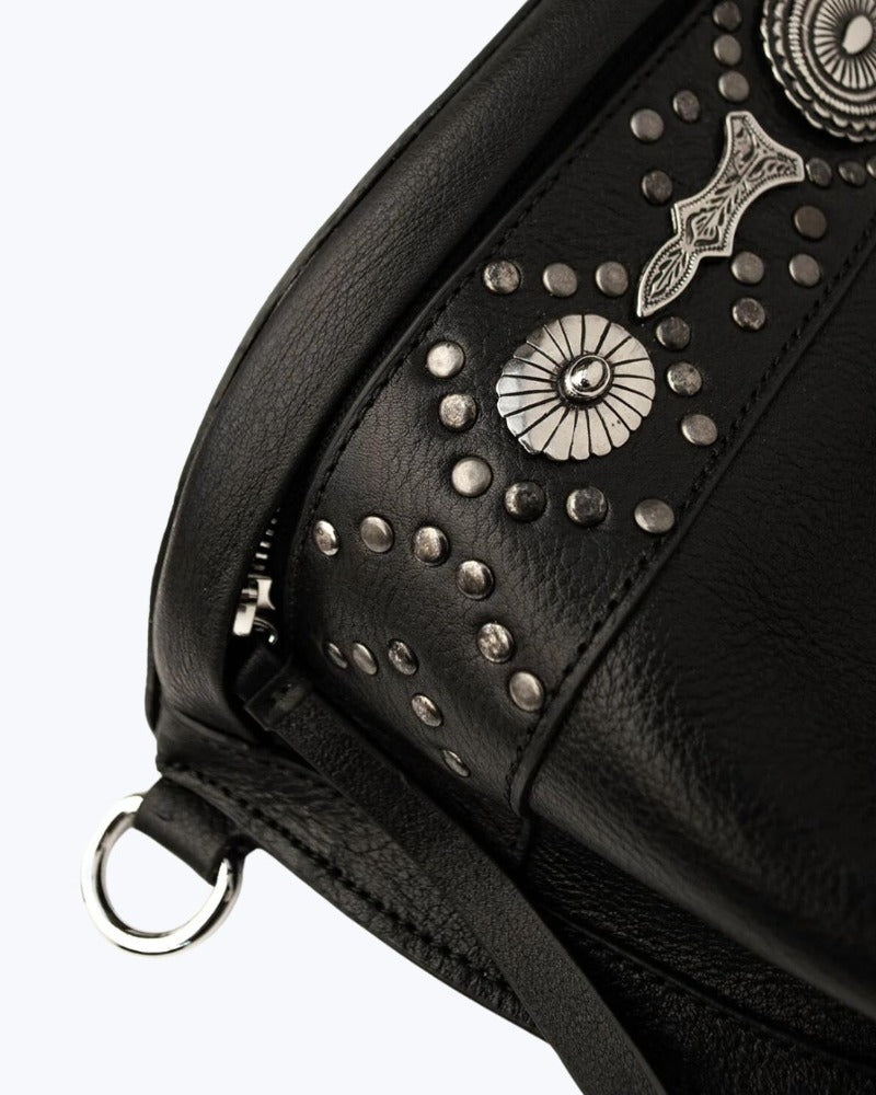 CHER SLING BAG WITH METALLIC RIVETS