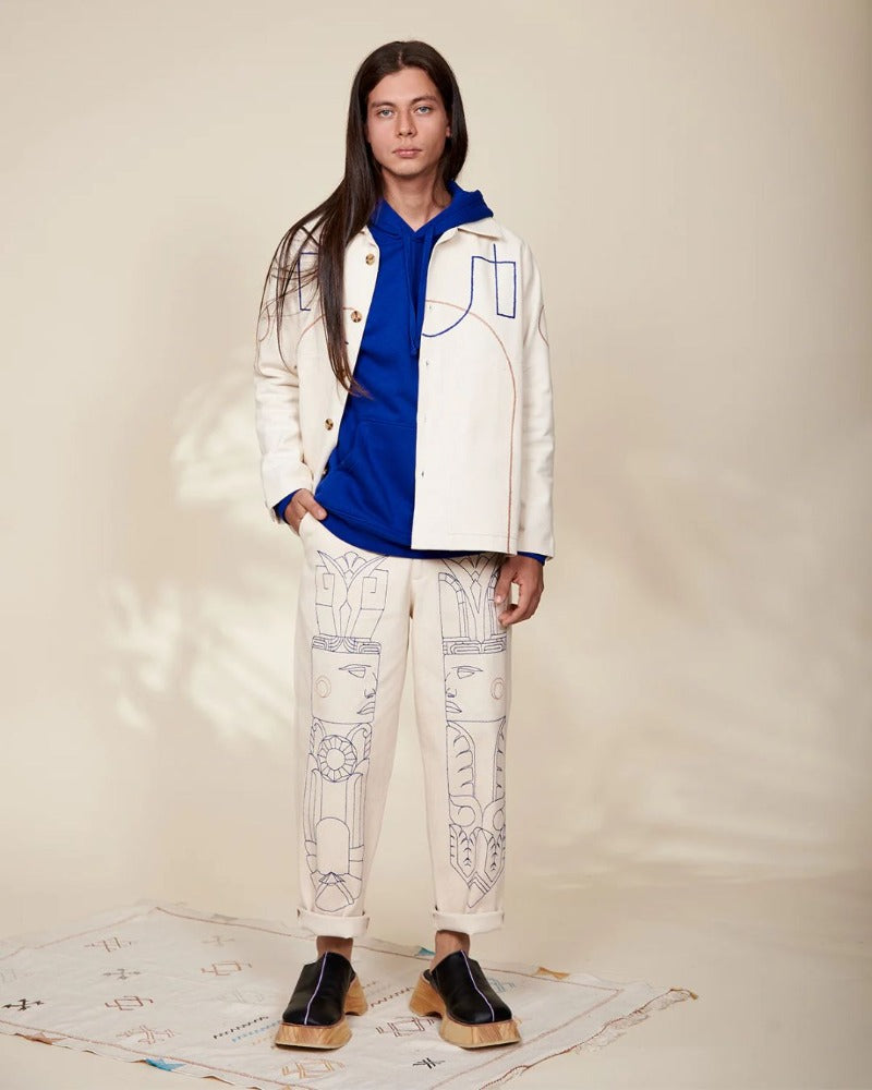 EAGLE EMBROIDERY OBRERA JACKET