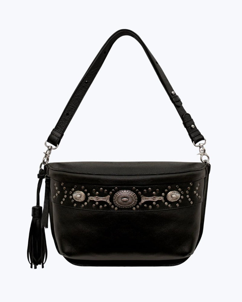 CHER SLING BAG WITH METALLIC RIVETS