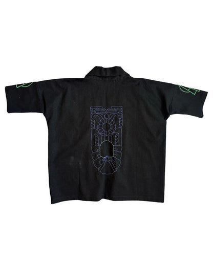 HAORI L EAGLE EMBROIDERY BLAZER