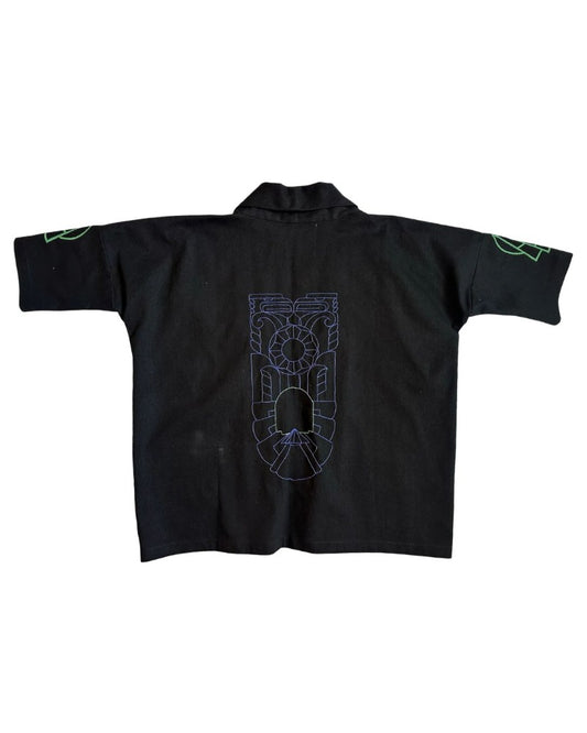 HAORI L EAGLE EMBROIDERY BLAZER
