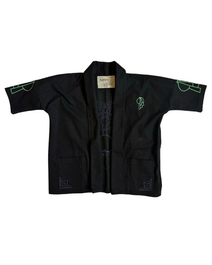 HAORI L EAGLE EMBROIDERY BLAZER