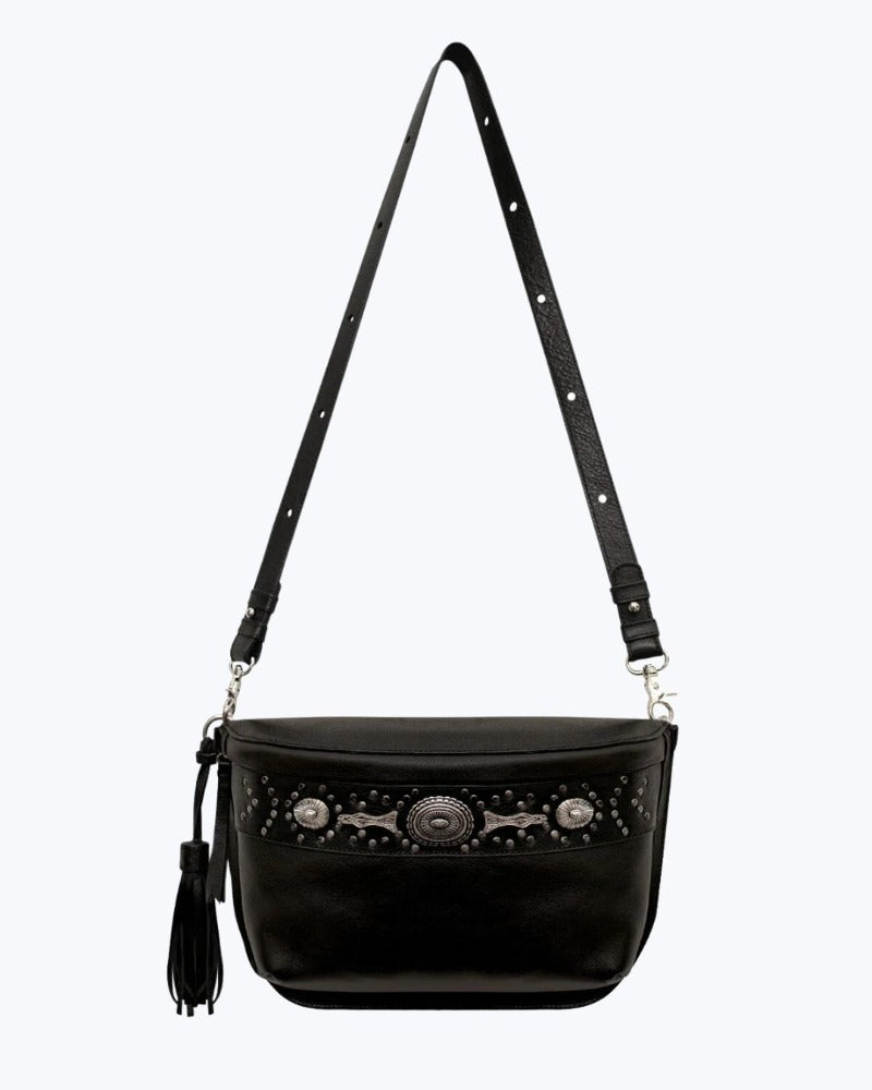 CHER SLING BAG WITH METALLIC RIVETS