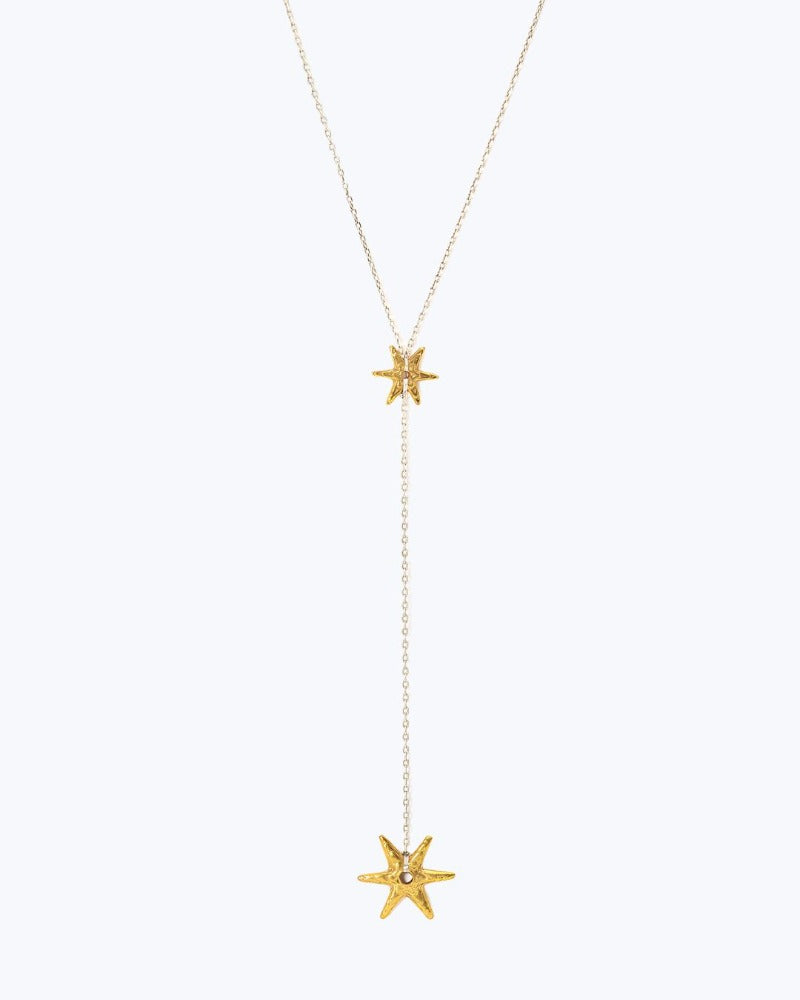 DOUBLE STAR NECKLACE