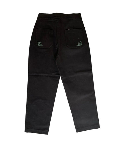 SLACK M EAGLE EMBROIDERY PANTS