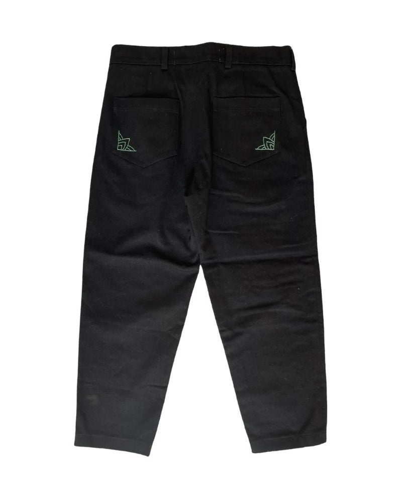 SLACK H EAGLE EMBROIDERY PANTS