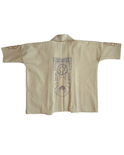 HAORI L EAGLE EMBROIDERY BLAZER